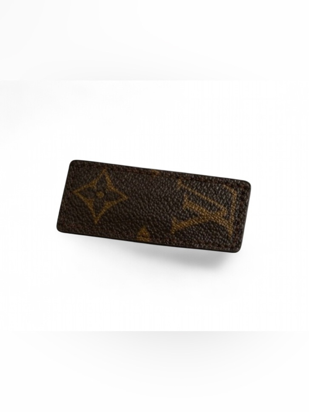 Upcycled Louis Vuitton Brown Monogram Money Clip